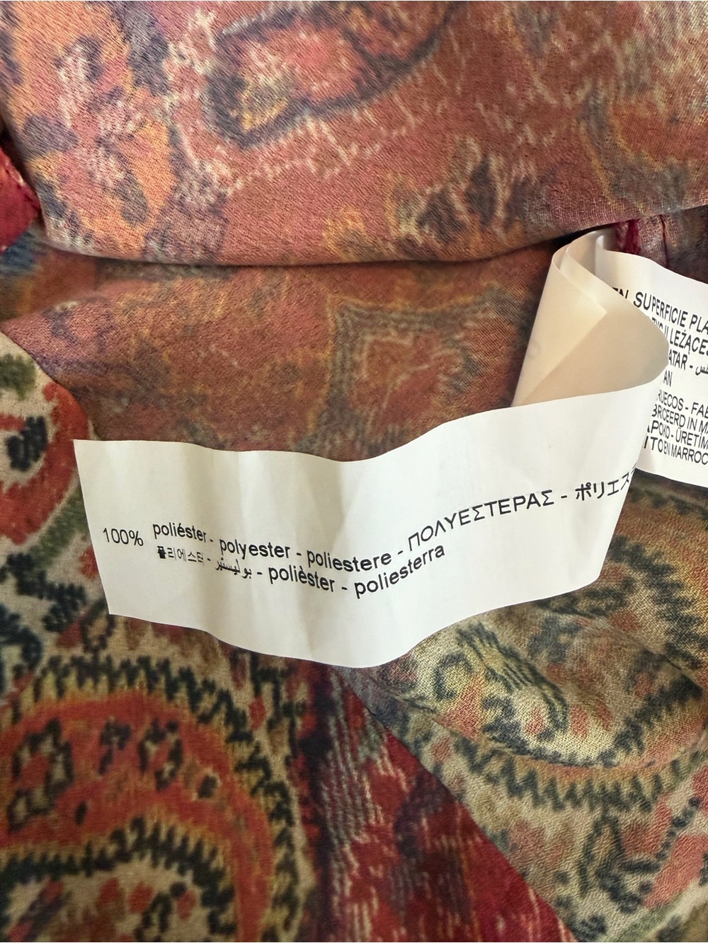 Zara Patchwork Tapestry Midi Dress, New with Tags, Size Medium - Picture 9 of 10